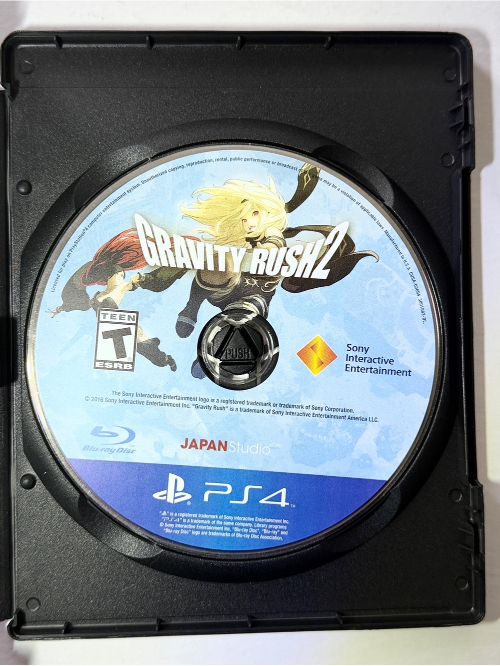 Sony PS4 Gravity Rush 2 - Blue Artwork Disc